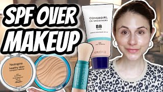 Best PRODUCTS FOR REAPPLYING SUNSCREEN OVER MAKEUP| Dr Dray