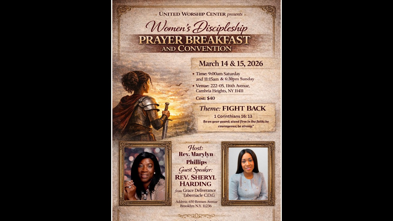 Fight Back |Rev Sheryl Harding | Womens Discipleship Convention| III