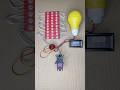 Powering 10 LED Light and Balab & veltemeter With Metal Gear Servo Motor #dcmotor #tech #shorts