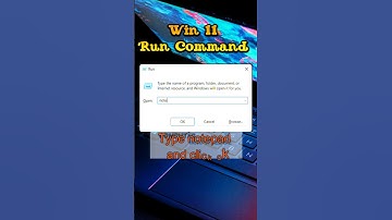 notepad Most-used Run commands(WIN +R)  for Windows 11 ⁨  @ExplainingComputers #education #study