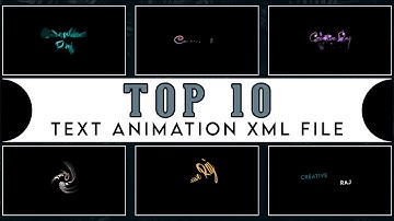 Top 10 Text Animation Alight Motion | Trending Lyrics Text Animation XML File | Alight Motion Preset