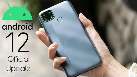 Realme C25 Android 12 Official Update