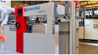 2025 Wepack Shanghai| Ounuo Wenhong WH-1080SF Automatic Die-Cutting and Hot Foil Stamping Machine