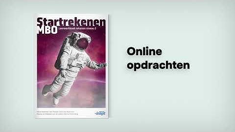 Blended leren met Startrekenen MBO niveau 2