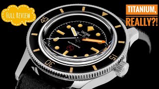 Thorn 20 Fathoms T008  Review Polished Titanium Case Dive Watch Or Is It