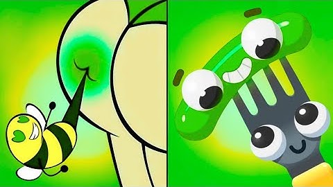 Fork sausage vs help out story Brain satisfying ASMR Mobile Gameplay 🔥