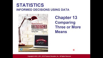 Stats: Comparing Three or More Means (One-Way ANOVA)