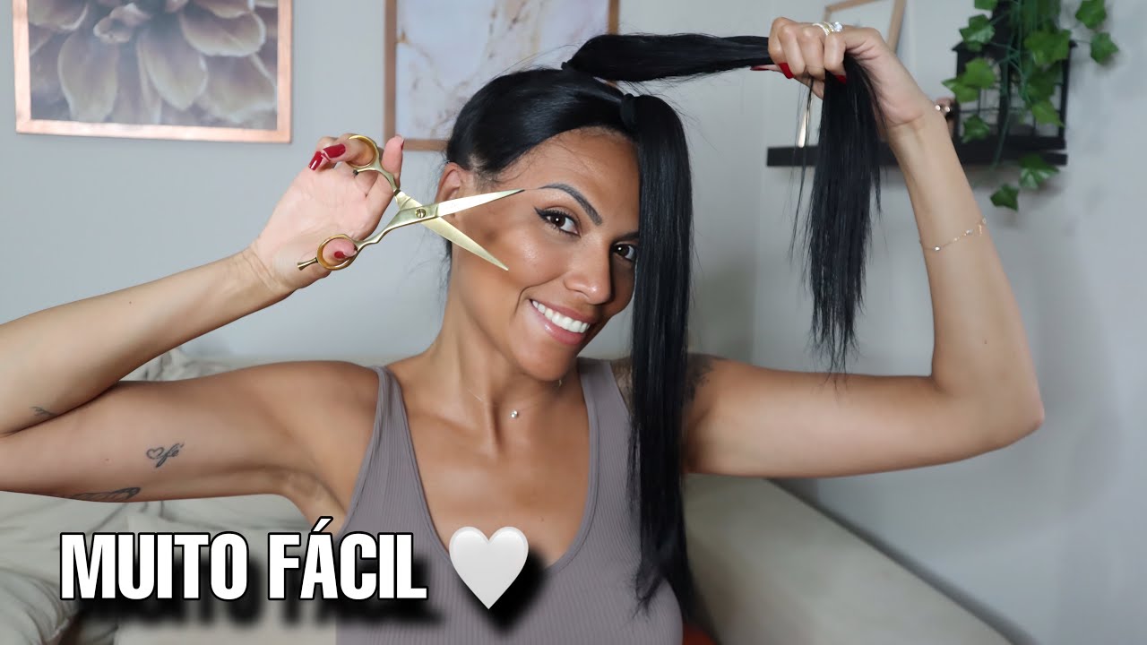 CORTEI MEU CABELO BUTTERFLY SOZINHA
