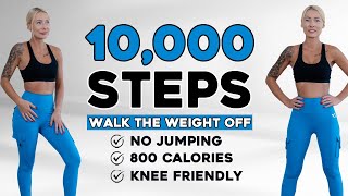 🔥10000 STEPS WALKING WORKOUT🔥 10K Steps Challenge🔥 1 Hour Fat Burning🔥 Endurance Knee Friendly🔥