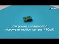 Low Consumption HF Radar Module |Smart Microwave Motion Module | Human Presence Detection Technology