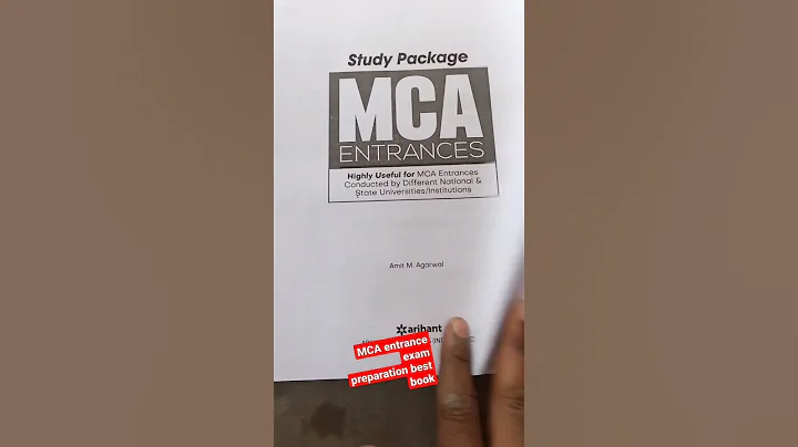 MCA entrance exam preparation best book, @Awadh_Technical_Course - DayDayNews