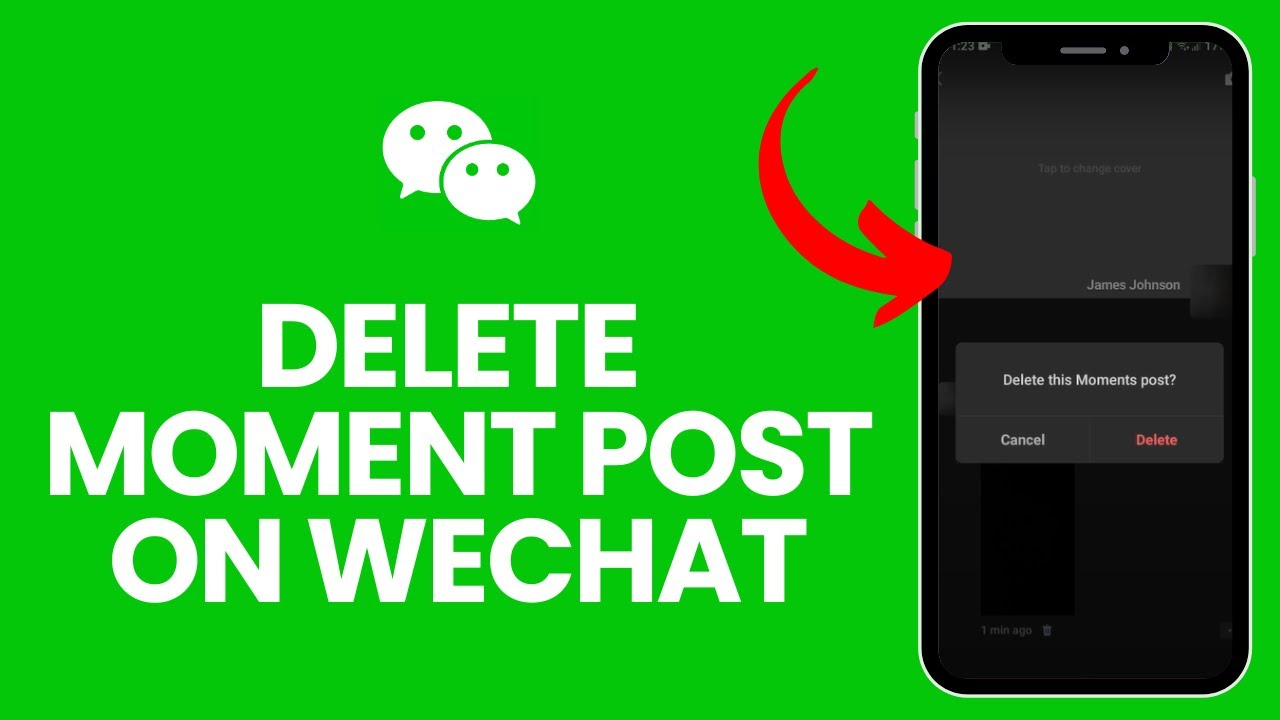 How to Delete Moment Post on Wechat - YouTube
