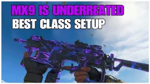 MX9 "CLASS SETUP" IS SO UNDERRATED IN BO4!!!