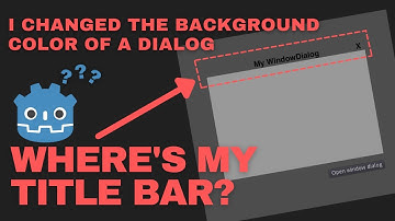 Fixing transparent UI WindowDialog box title bars in Godot