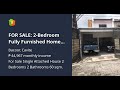 FOR SALE: 2-Bedroom Fully Furnished Home at Camella Townhomes Salinas 2