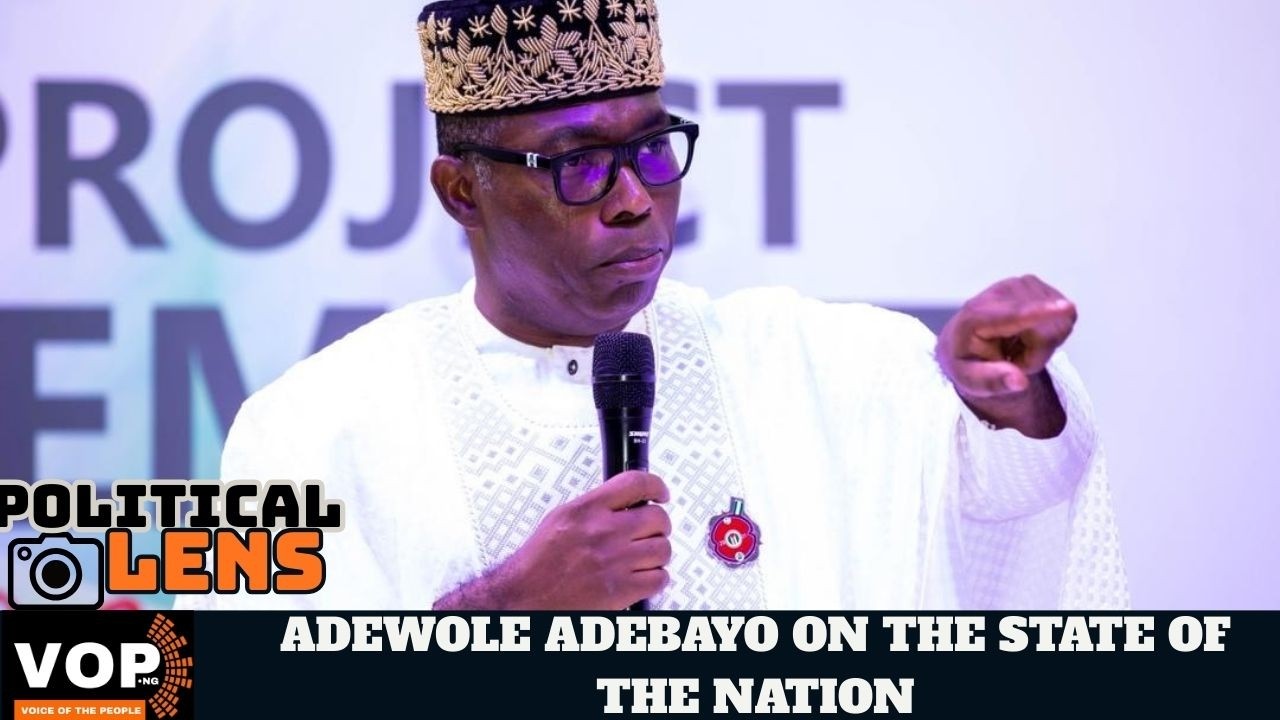 ADEWOLE ADEBAYO ON THE STATE OF THE NATION