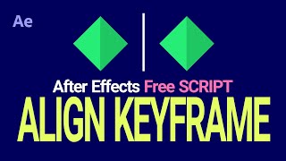 After effects script align keyframe