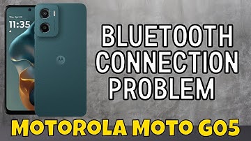 Motorola Moto G05 Bluetooth connection Problem || How to solve bluetooth not connecting issue