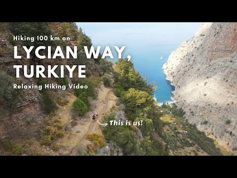 Hiking the Best Trail on the Planet | Lycian Way, Türkiye | 1 Hour Relaxing Hiking Video