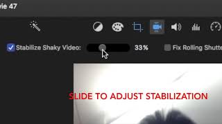 How to Stabilize a video in IMovie