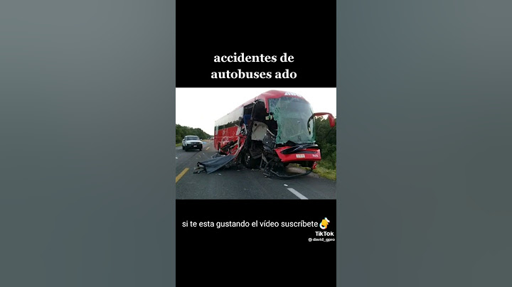 accidente de autobús #ado #shorts #autobuses #autobusesmexicanos #bus