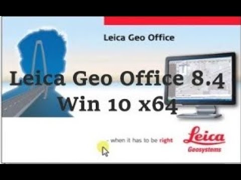 Leica Geo Office  Final version Installation - YouTube