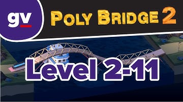 Poly Bridge 2 - 2-11 Air Show - Walkthrough
