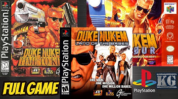 Duke Nukem TRILOGY [PS1,N64] 100% Gameplay Walkthrough FULL GAME [4K60ᶠᵖˢ UHD🔴]