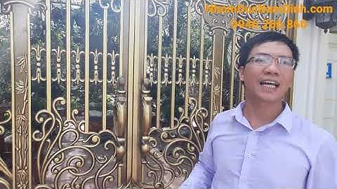 ✅ Phân biệt cổng nhôm đúc loại đắt và loại rẻ .