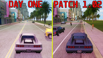 GTA Trilogy The Definitive Edition PS5 Day One vs Patch 1.02 Frame Rate Test (FIXED)