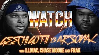 WATCH: GEECHI GOTTI vs ARSONAL with ILLMAC, CHASE MOORE & FRAK