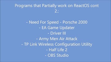 A list of programs that work on ReactOS [January 2017]