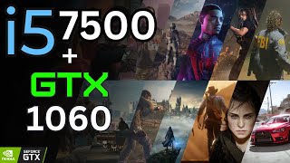 i5 7500 + GTX 1060 Tested in 14 Games (2024) | 1080p - YouTube