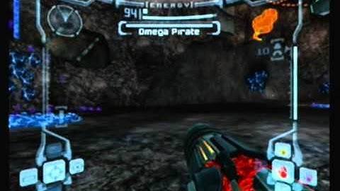 Metroid Prime - Omega Pirate Single Power Bomb Interruption