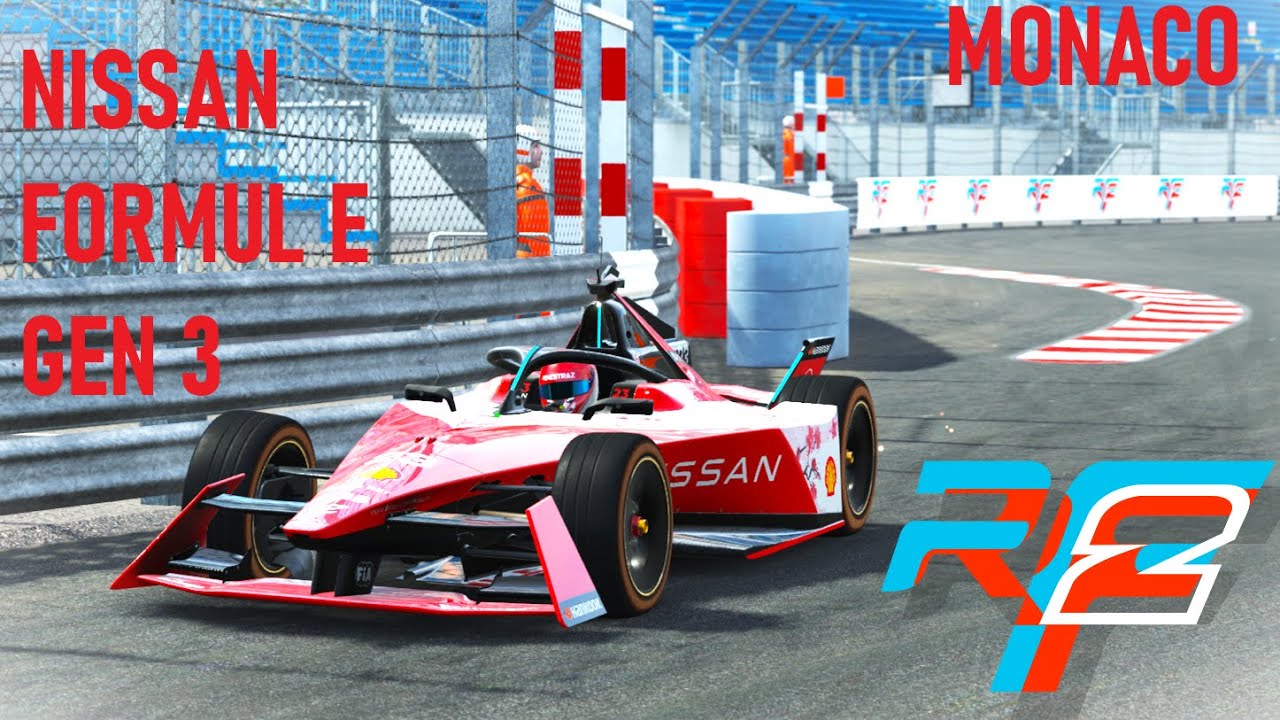 rFactor2: Nissan Formula E Gen 3 - Monaco Hotlap
