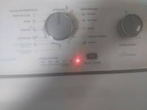 Como desbloquear tapa lavadora whirlpool - YouTube
