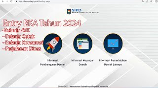 Entry Rencana Kerja dan Anggaran (RKA) Tahun 2024