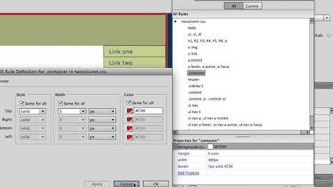 Using Dreamweaver HTML5 CSS layouts.mp4