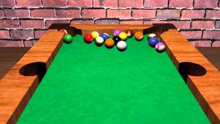 pool animation - 3D Modelling class project (maya)