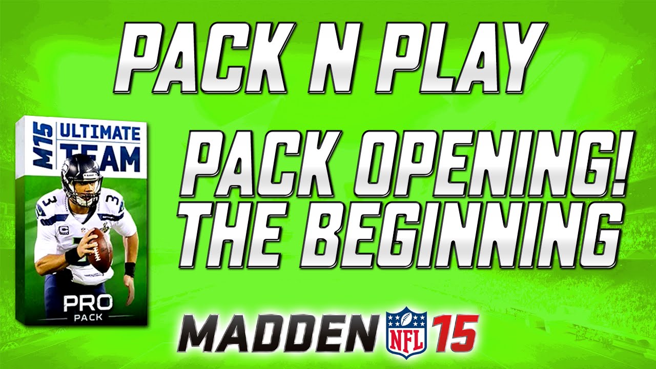 MUT 15 - Pack N Play #1 - Pack Opening - Building The Team!