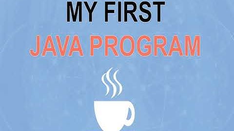 My First Program in Java (using JCreator Pro)
