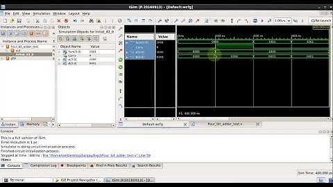Data flow modelling in Verilog and Implementation of BCD Adder in Xilinx ISE