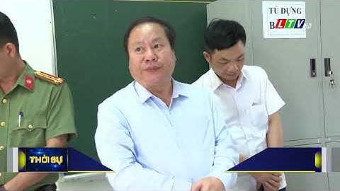 Lai Châu - Kiểm tra công tác chuẩn bị thi tốt nghiệp THPT năm 2023