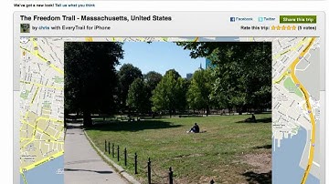 EveryTrail iPhone App Demo with Audio