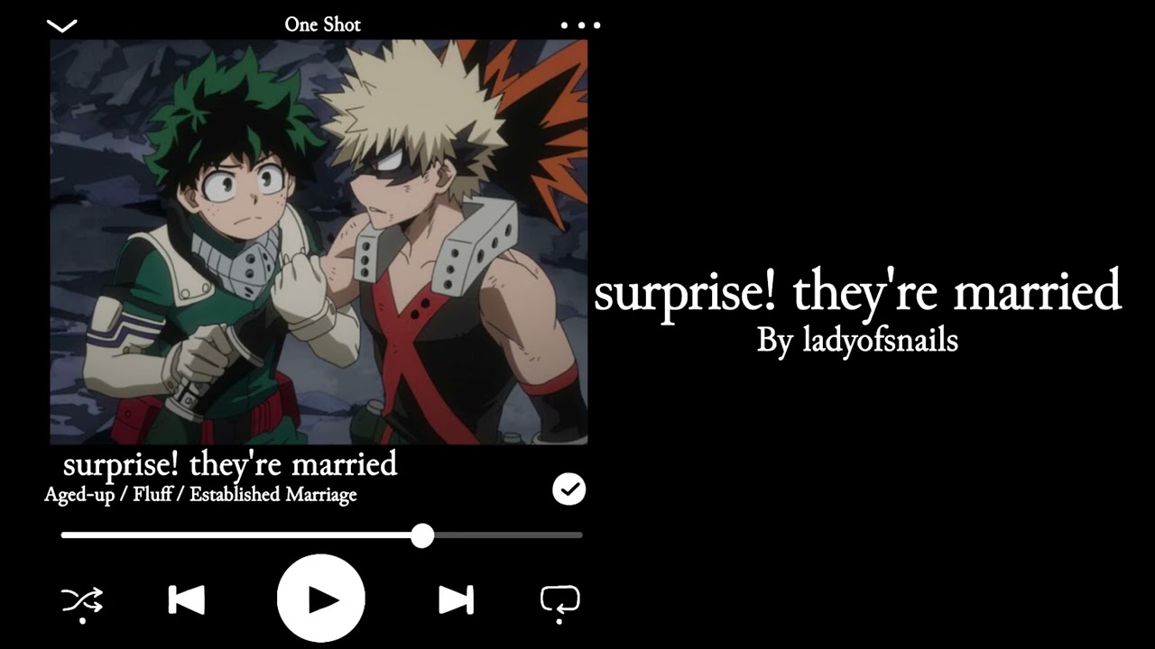 surprise! they're married [Podfic] One Shot