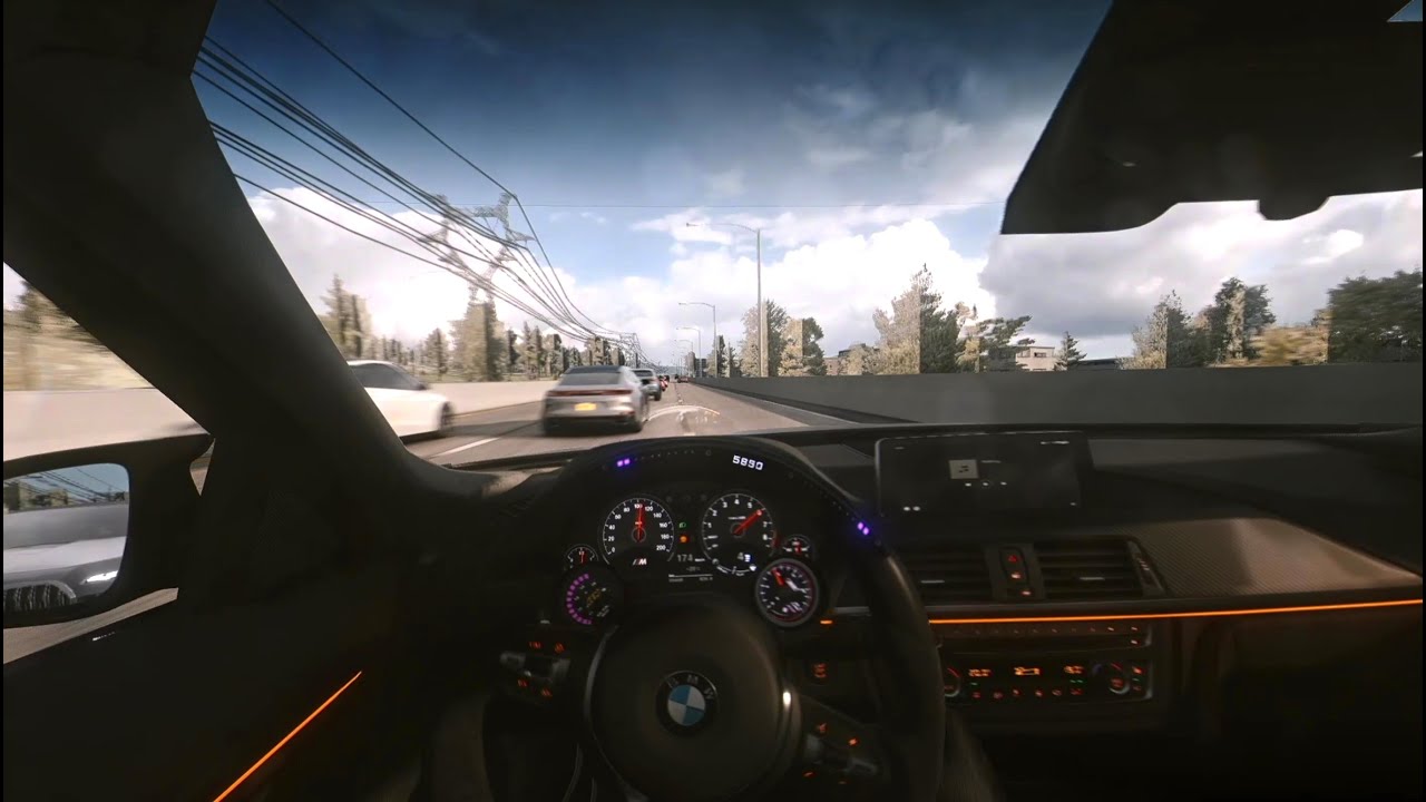 BMW M3 F80 No Hesi POV – Insane Autobahn Traffic in Assetto Corsa ...