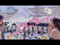 Le caf marly  restaurant with the louvre pyramid view  paris vlog march 2022