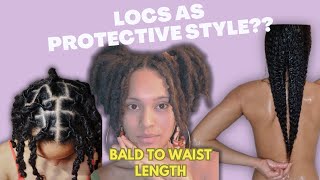 How to Comb Out Locs &amp; Retain Length | Step-by-Step Tutorial | PT 1