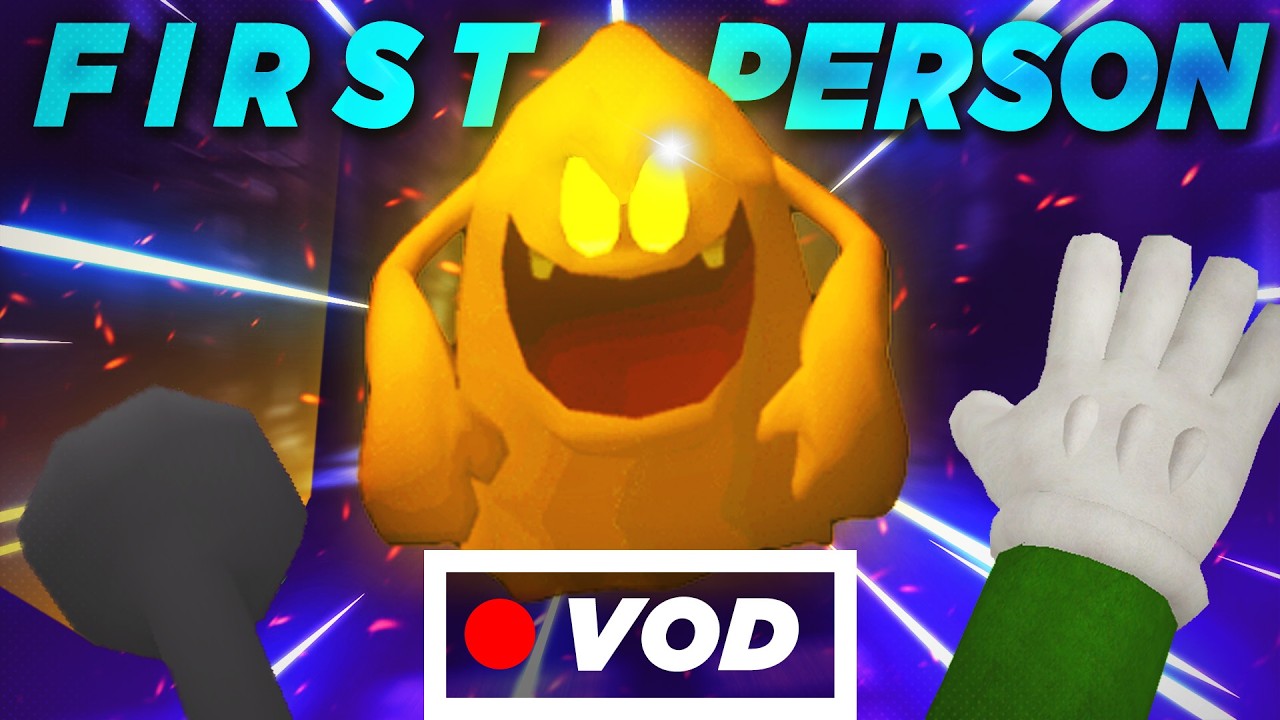 Luigi's Mansion but in FIRST PERSON (Full Stream)