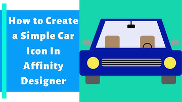 Create a Car Icon in Affinity Designer